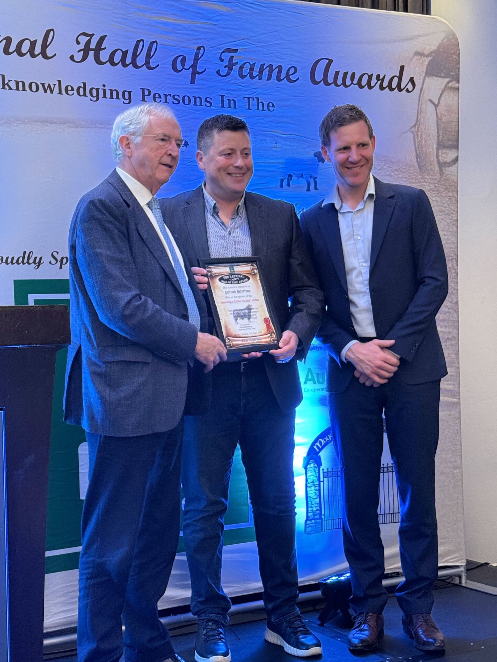 Herdwatch CEO Stephen Crowley presenting at the awards