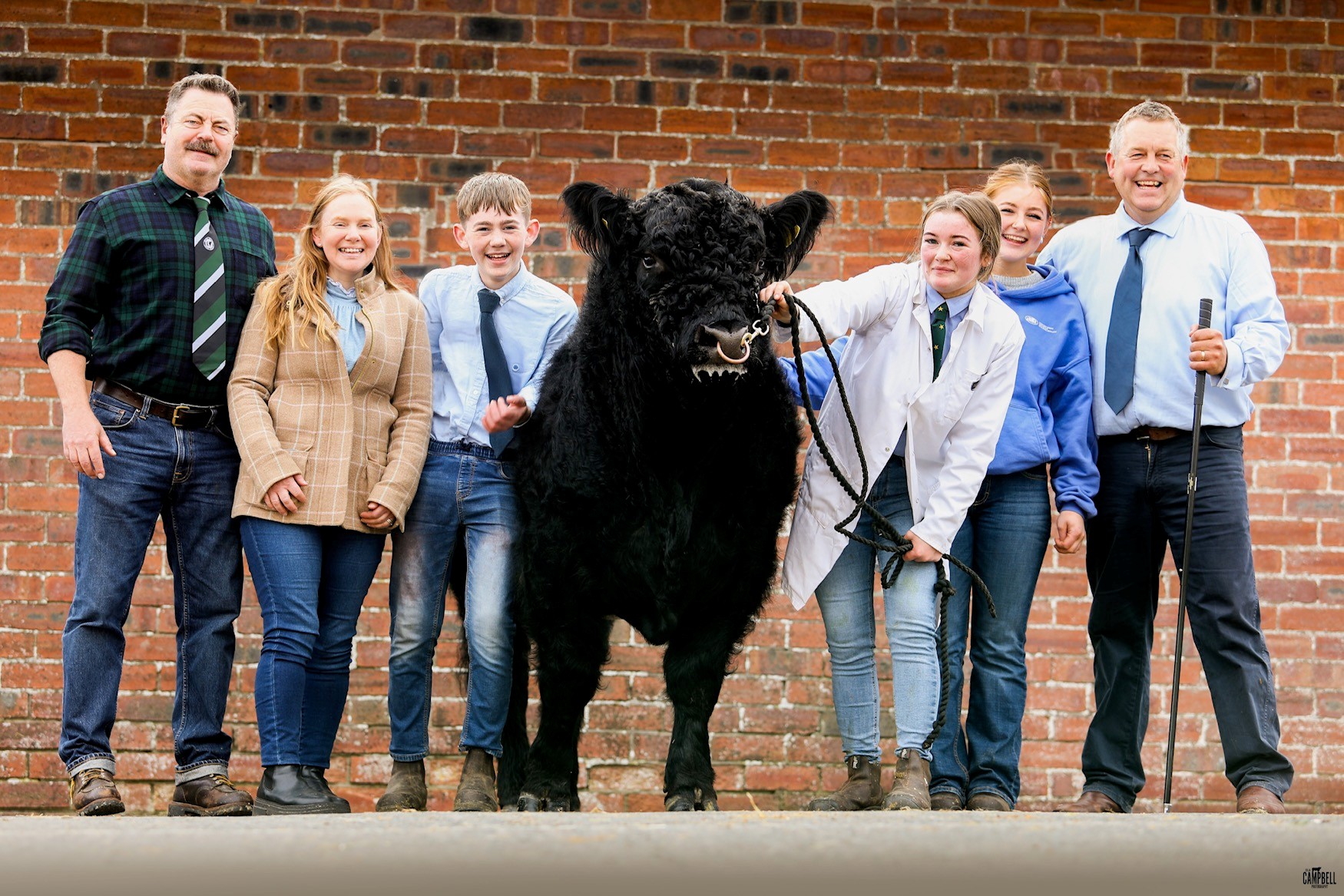James Rebanks Belted Galloway prize winner