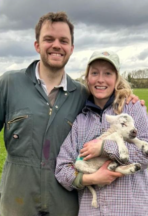 Jamie and Louise Charlton at Braceborough Lodge Farm