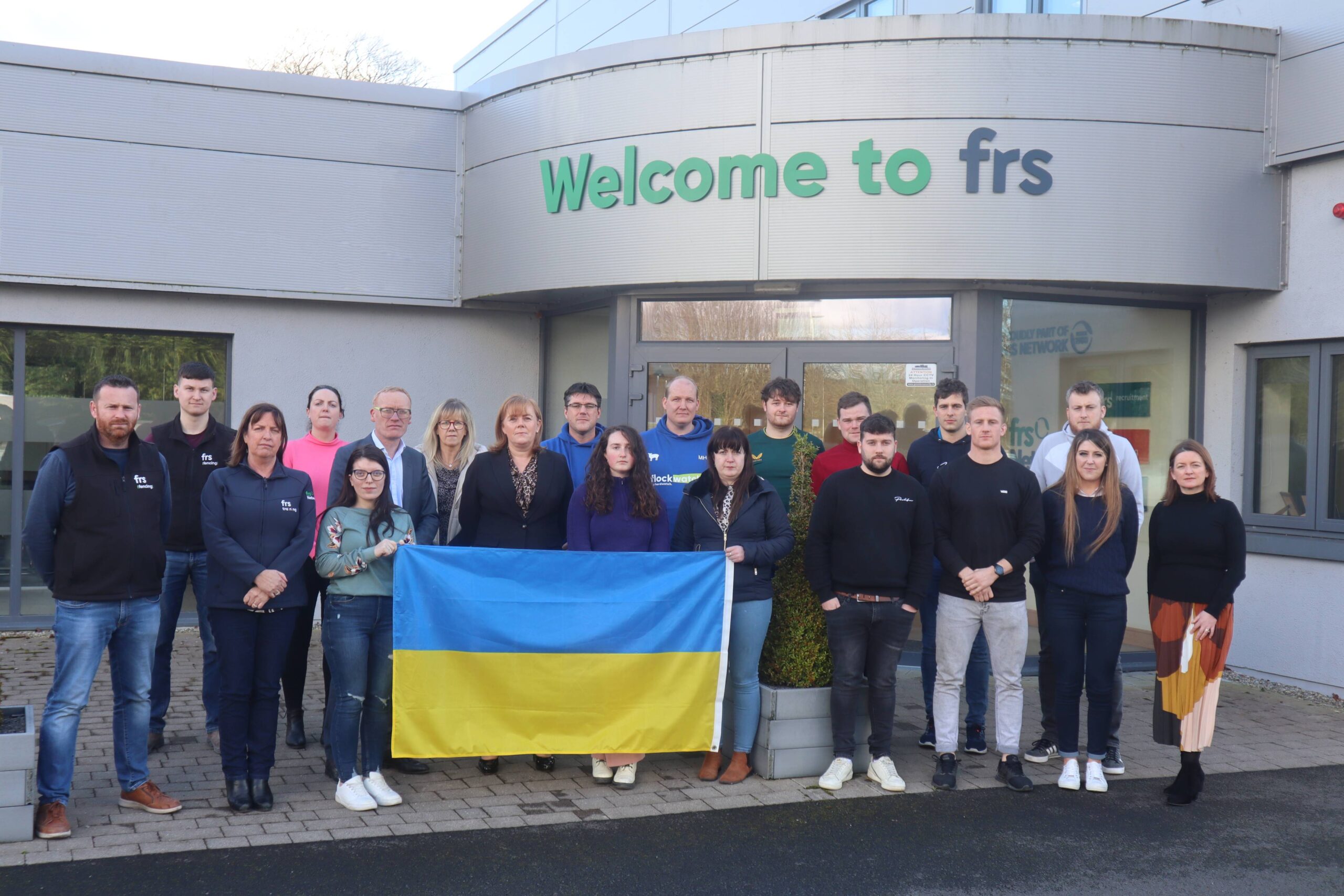 FRS + Herdwatch Ukraine group photo donation