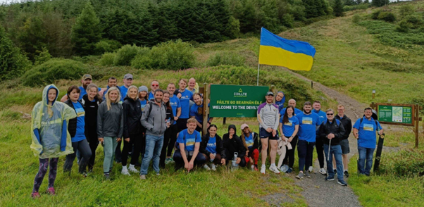 GROUP ON A MOUNTAIN FUNDRAISING